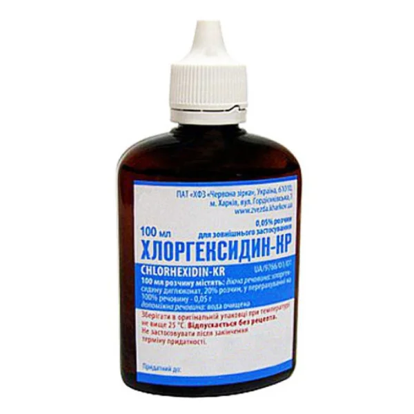 Хлоргексидин-КР р-н 0,05% фл. 100 мл з аплікатором