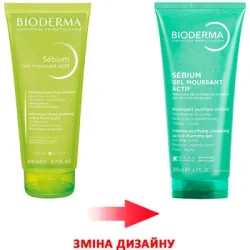 Гель для вмивання Bioderma (Біодерма) Себіом Актив для жирної та