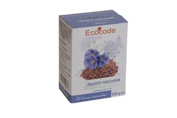 Льону насіння Ecocode, 200 г