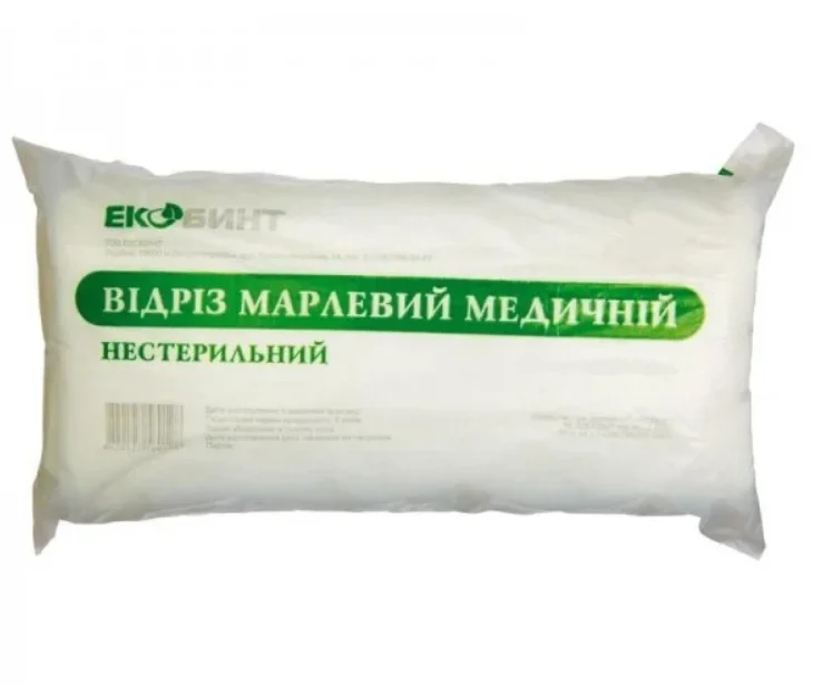 Марля Екобінт нестерильна, відріз 90 см х 2 м, 1 шт.