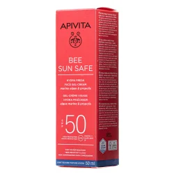 Гель-крем для обличчя Apivita Bee Sun Safe (Апівіта Бі Сан Сейф) сонцезахисний SPF50, 50 мл