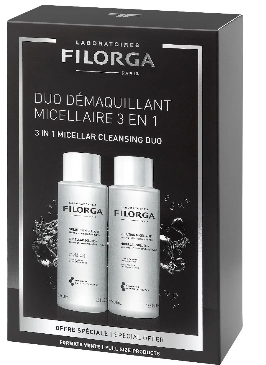 Міцелярний лосьйон Filorga (Філорга) DUO Clean-Perfect по 400 мл у флаконах, 2 шт.