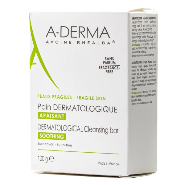 Мило А-дерма дерматологічне (A-Derma Dermatological), 100 г