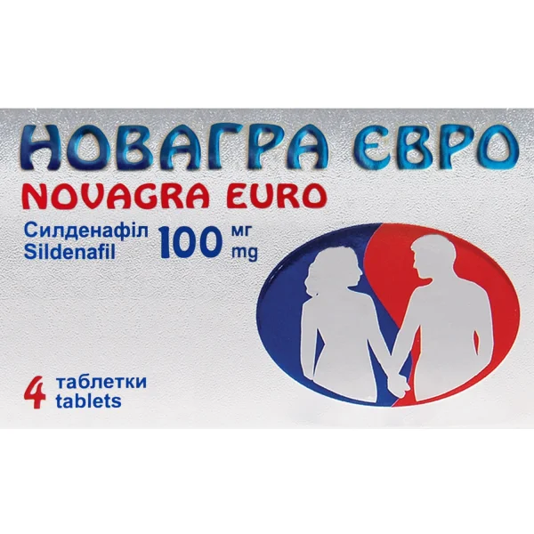 Новагра Євро табл. 100 мг №4