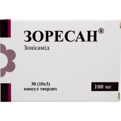 Зоресан капсули, 100 мг, 30 шт.