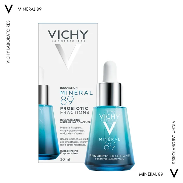 Концентрат для обличчя Vichy (Віши) Mineral89 з пробіотичними фракціями для відновлення та захисту, 30 мл