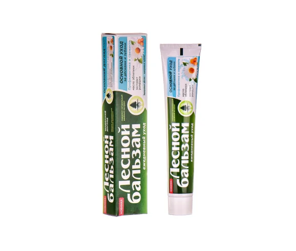 Зубная паста Лесной бальзам с экстрактом ромашки и облепиховым маслом, 75 мл