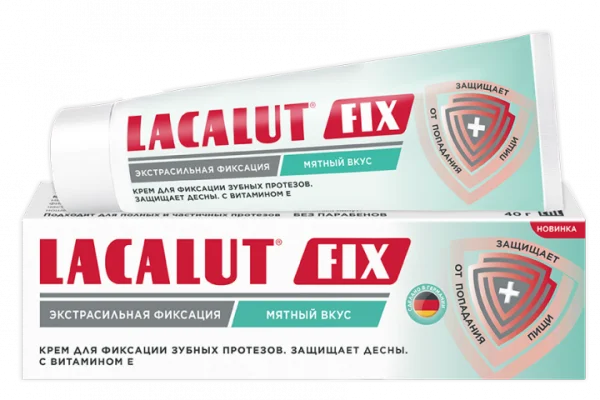 Крем для зубных протезов LACALUT (Лакалут) Фикс мятный, 40 г