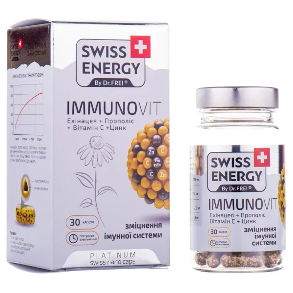 Витамины Свисс Энерджи ИммуноВит (Swiss Energy ImmunoVit) капсулы, 30 шт.