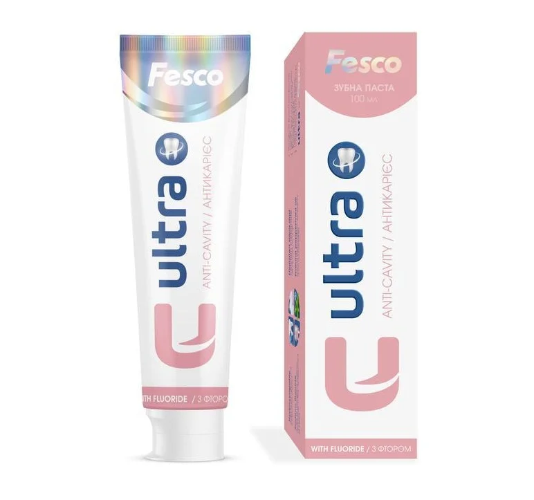 Зубна паста Fesco (Феско) Ultra Anti-cavity, 100 мл