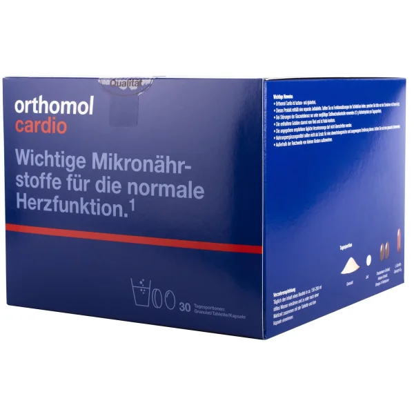 Ортомол Кардіо (здоров'я серця та судин) гран.+капс.+табл. 30 днів