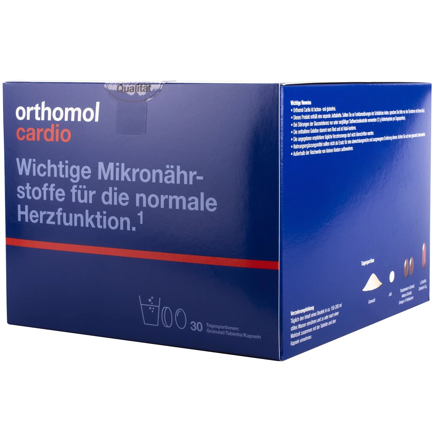Orthomol (Ортомол) Cardio здоров’я серця та судин, гранули + капсули + таблетки, курс 30 днів