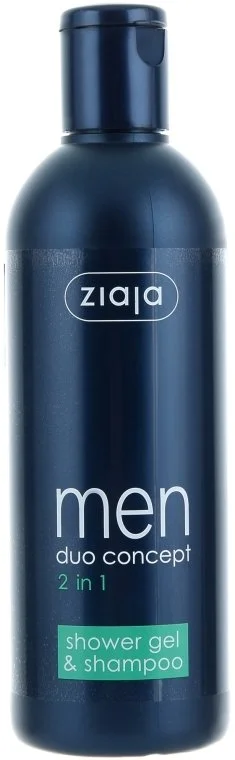 Гель-шампунь для душу чоловічий 2 в 1 Ziaja (Зая) Men, 300 мл