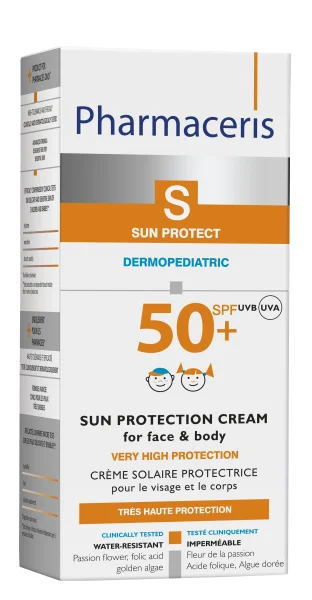 Крем солнцезащитный Pharmaceris Sun Body Protect (Фармацерис Сан Боди Протект) для кожи лица и тела детей SPF50+, 125 мл