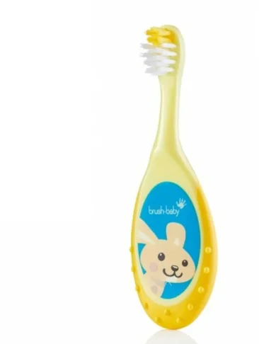 Дитяча зубна щітка Браш Бебі (Brush Baby) Флосбраш 0-3 роки, 1 шт.