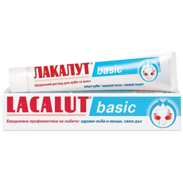 Зубная паста Локалут Базик (Lacalut Basic), 75 г
