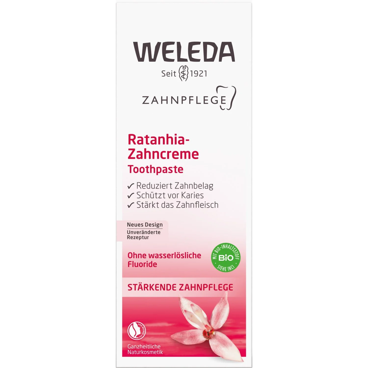 Зубна паста Weleda (Веледа) Ратанія, 75 мл