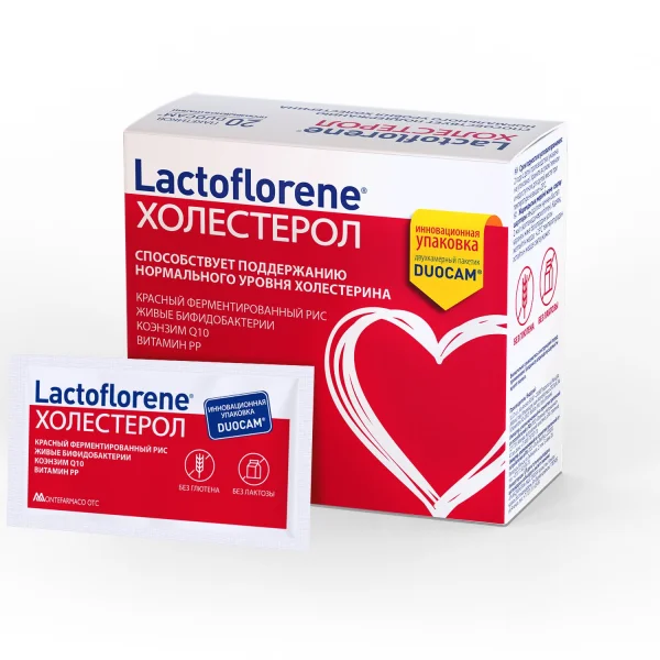 Лактофлорене холестерин порошок у саше, 20 шт.