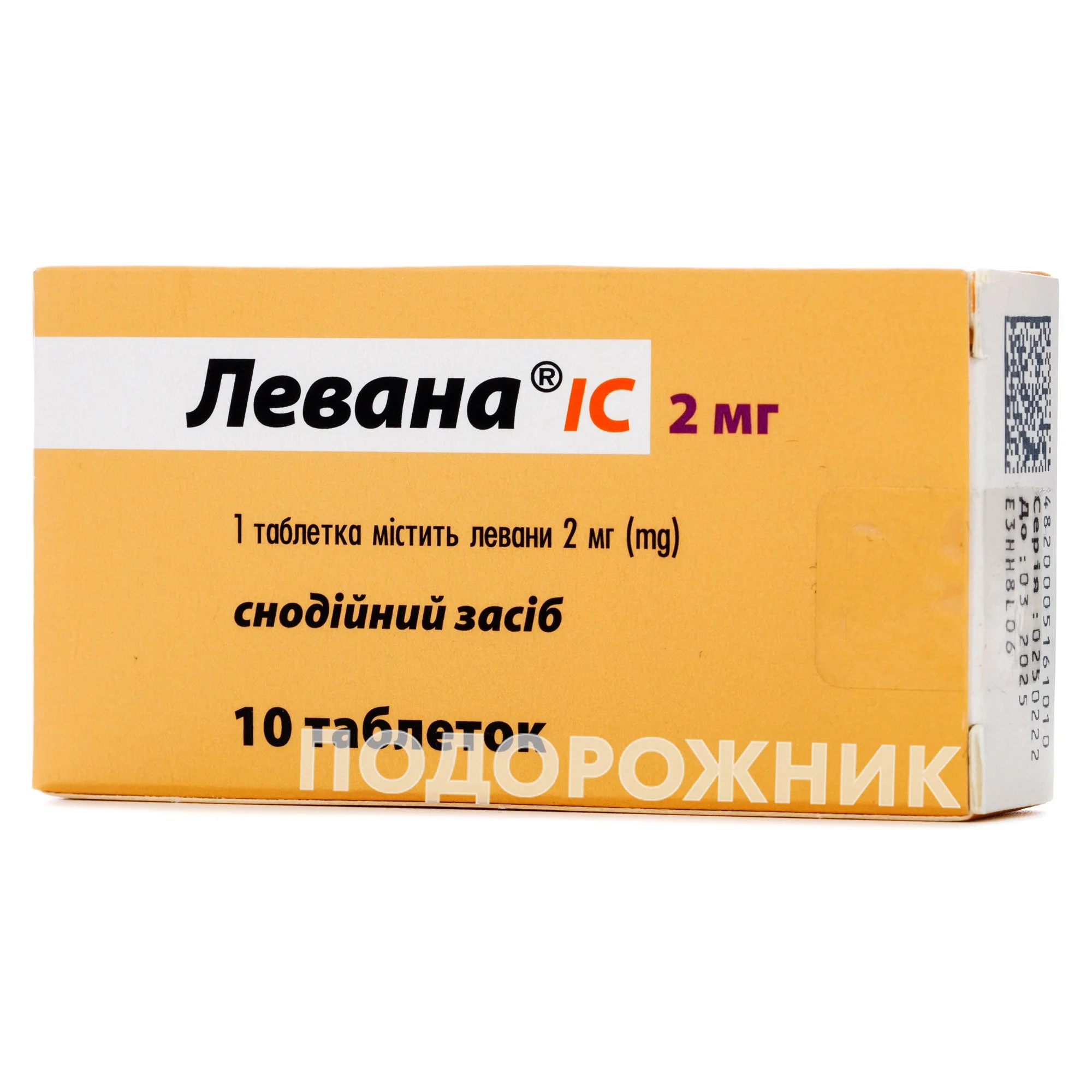Левана ІС таблетки по 0,002 г, 10 шт.
