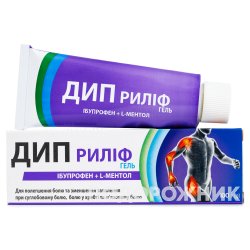 Аналоги препарату Дип Риліф гель для полегшення болю 5%, 15 г ...