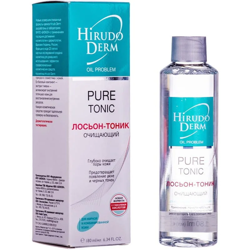 Лосьйон-тонік Hirudo Derm (Гірудо Дерм) Oil Problem, 180 мл