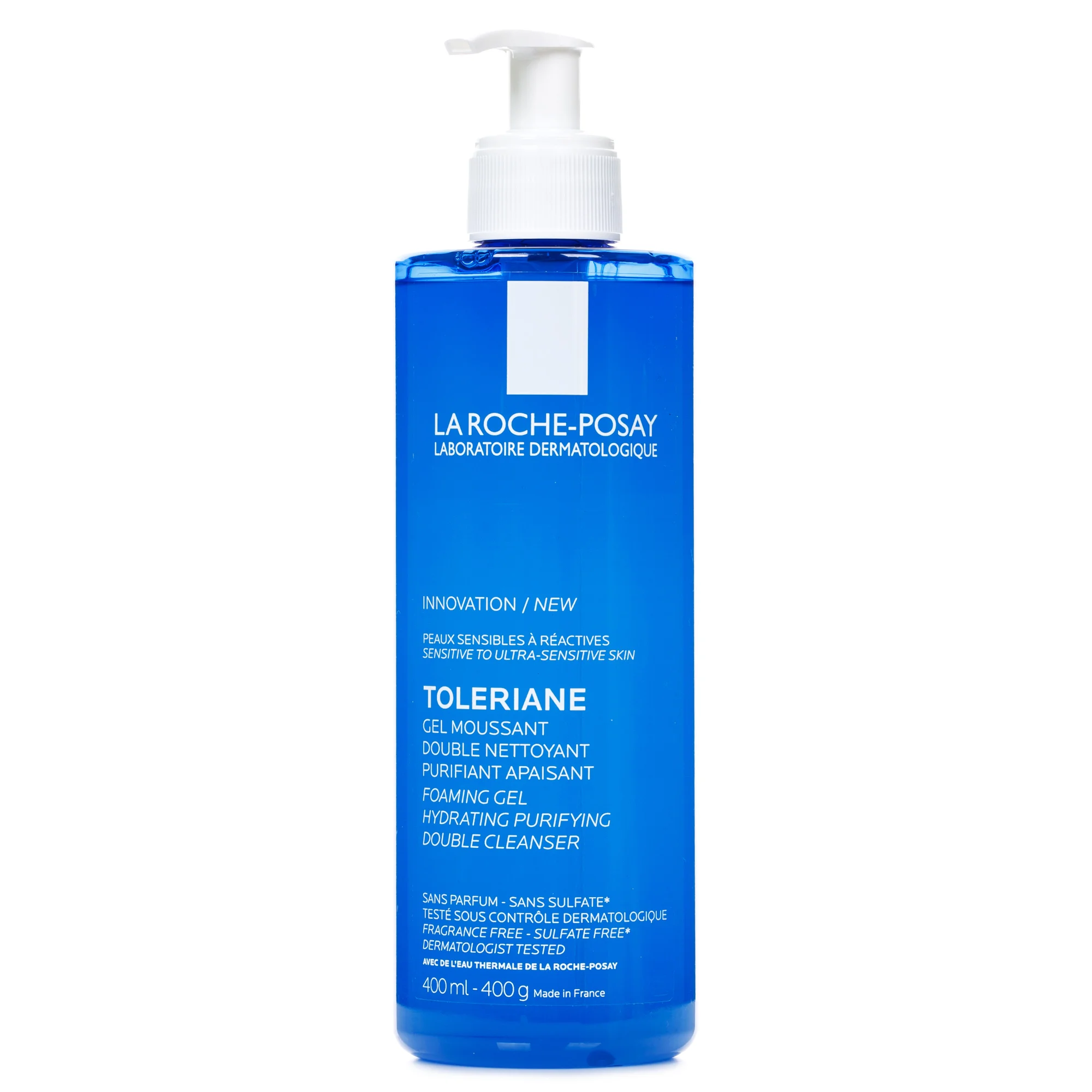 Гель-мус для вмивання La Roche-Posay (Ля Рош) Toleriane зволожувальний очищувальний подвійної дії, 400 мл