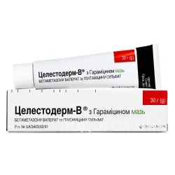 Целестодерм-В мазь з гараміцином, 30 г