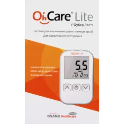 Глюкометр Oh Care (Ох Кеа) Lite + тест-смужки, 50 шт.