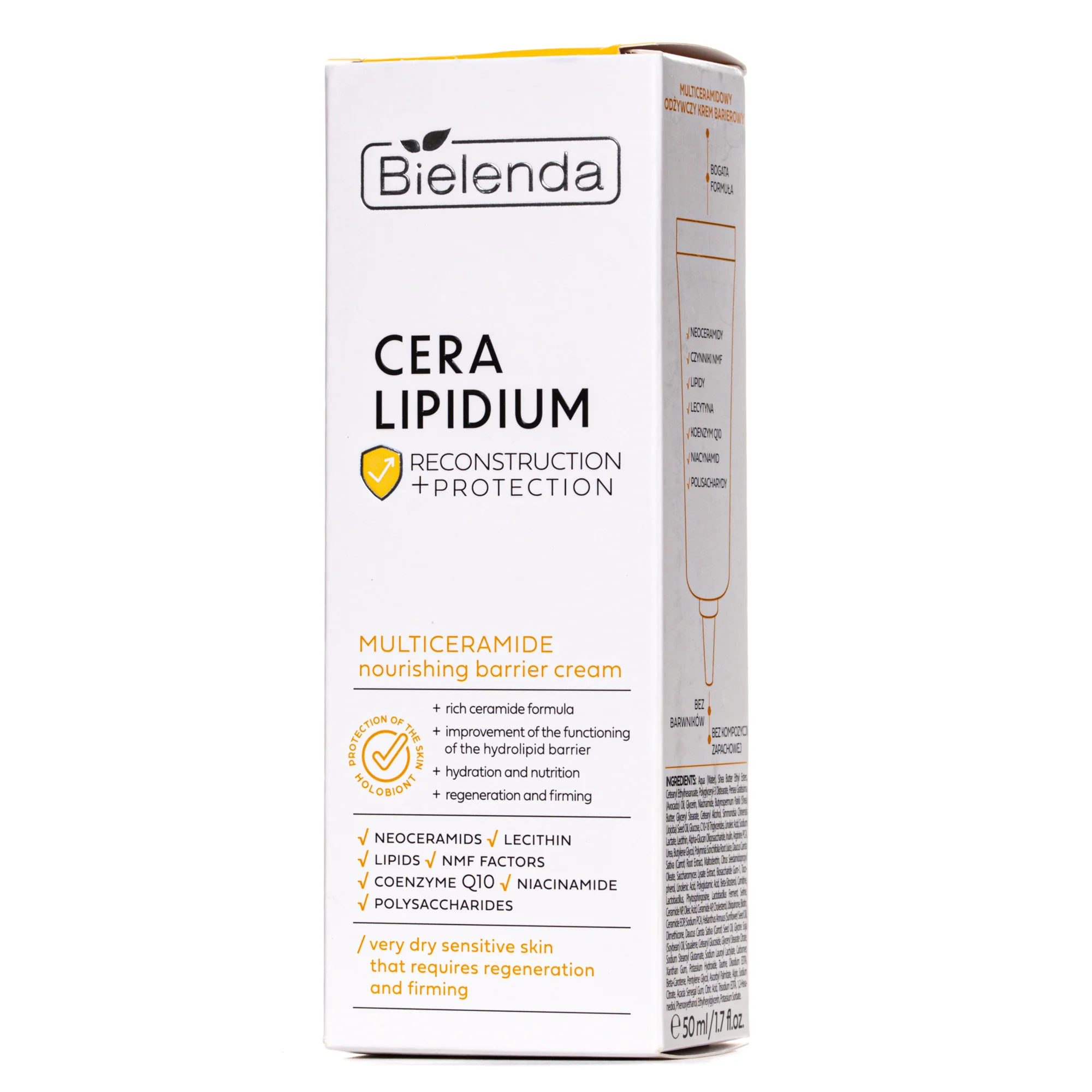 Крем для обличчя Cera (Цера) Lipidium мультикамідний живильний бар'єрний, 50 мл