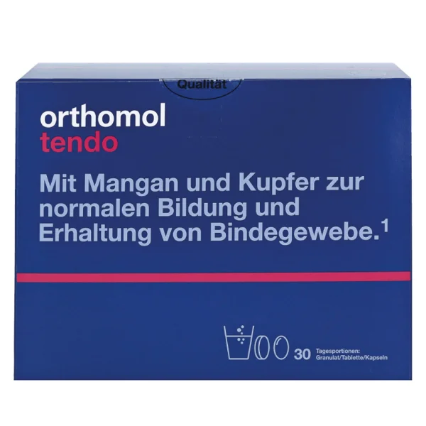 Ортомол Тендо (Orthomol Tendo) для здоров'я сухожильного апарату капсули+гранули+таблетки, курс на 30 днів