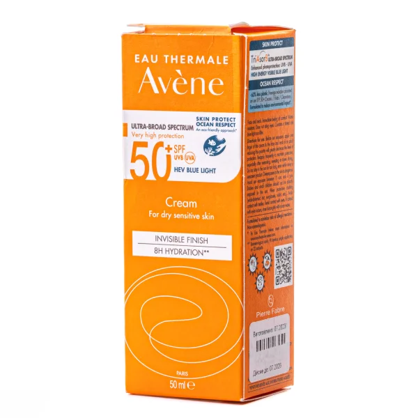 Крем солнцезащитный Авен (Avene) СПФ50+, 50 мл