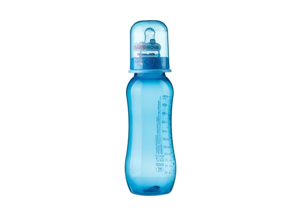 Бутылка для кормления Baby-nova (Беби-новая) пластиковая одноцветная 250 мл, 1 шт.