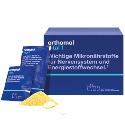 Ортомол Вітал Ф зі смаком апельсину (для жінок) гранули + таблетки + капсули, 30 днів