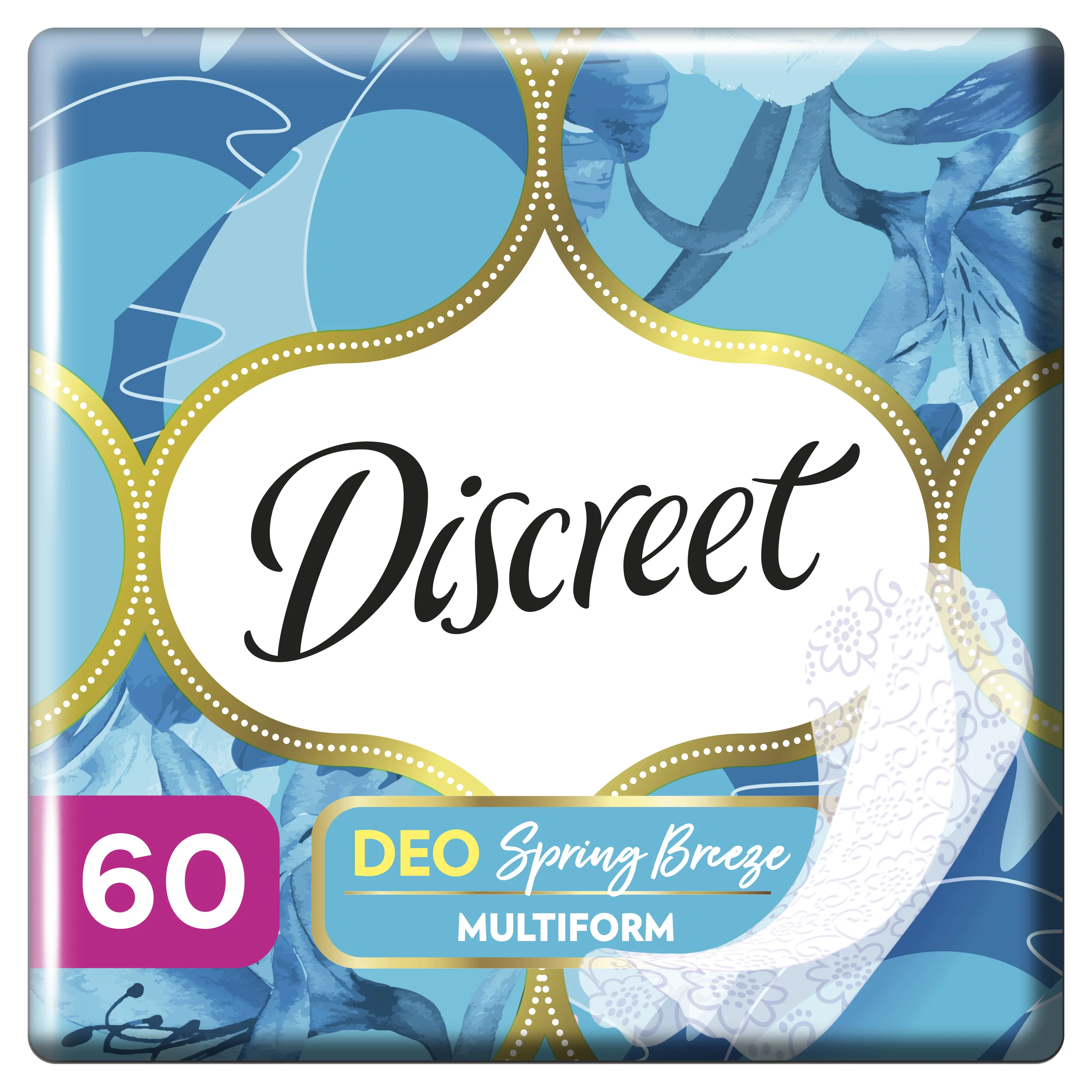 Прокладки щоденні Discreet (Діскріт) Deo Spring Breeze, 60 шт.