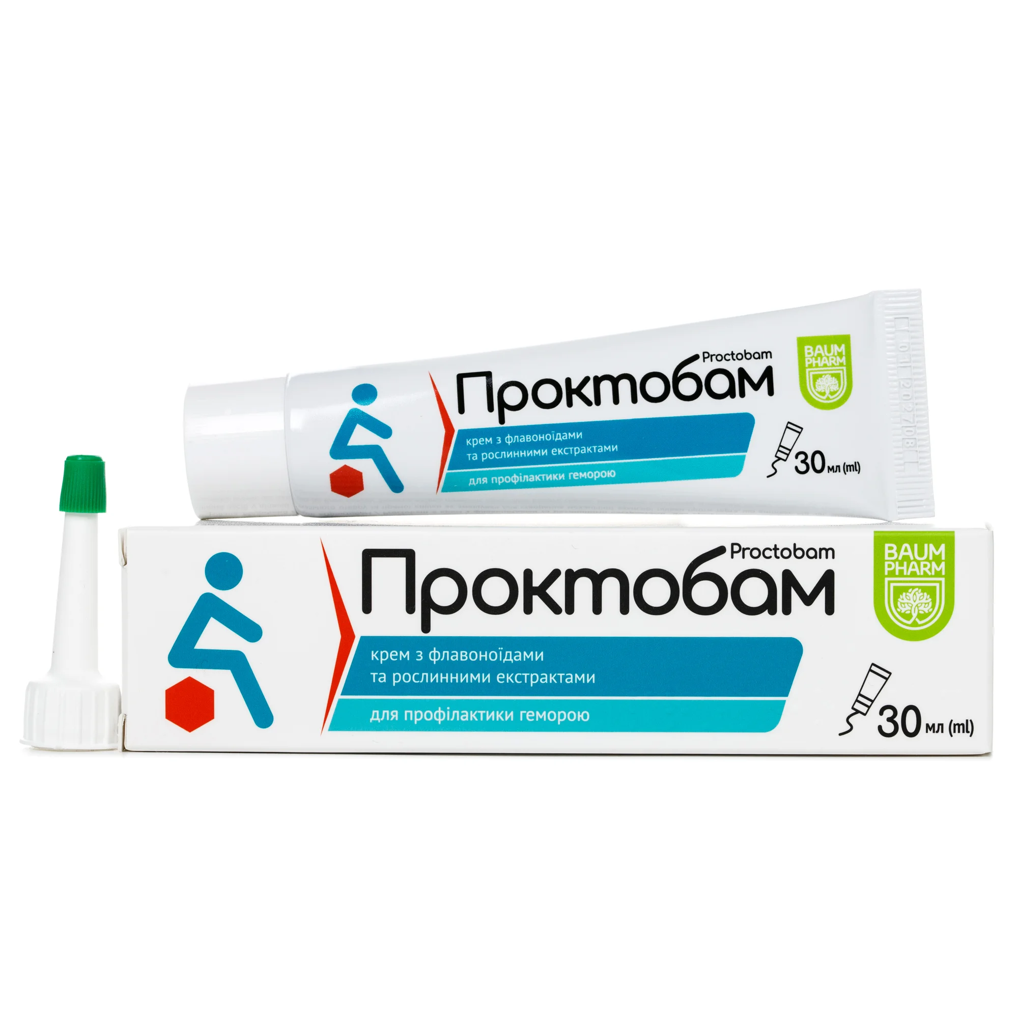 Проктобам крем для профілактики геморою, 30 мл - Баум Фарм