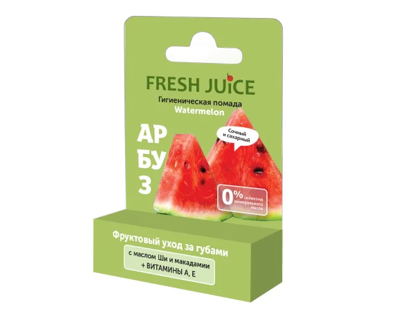 Гігієнічна помада Fresh Juice (Фреш Джус) кавун, 3,6 г