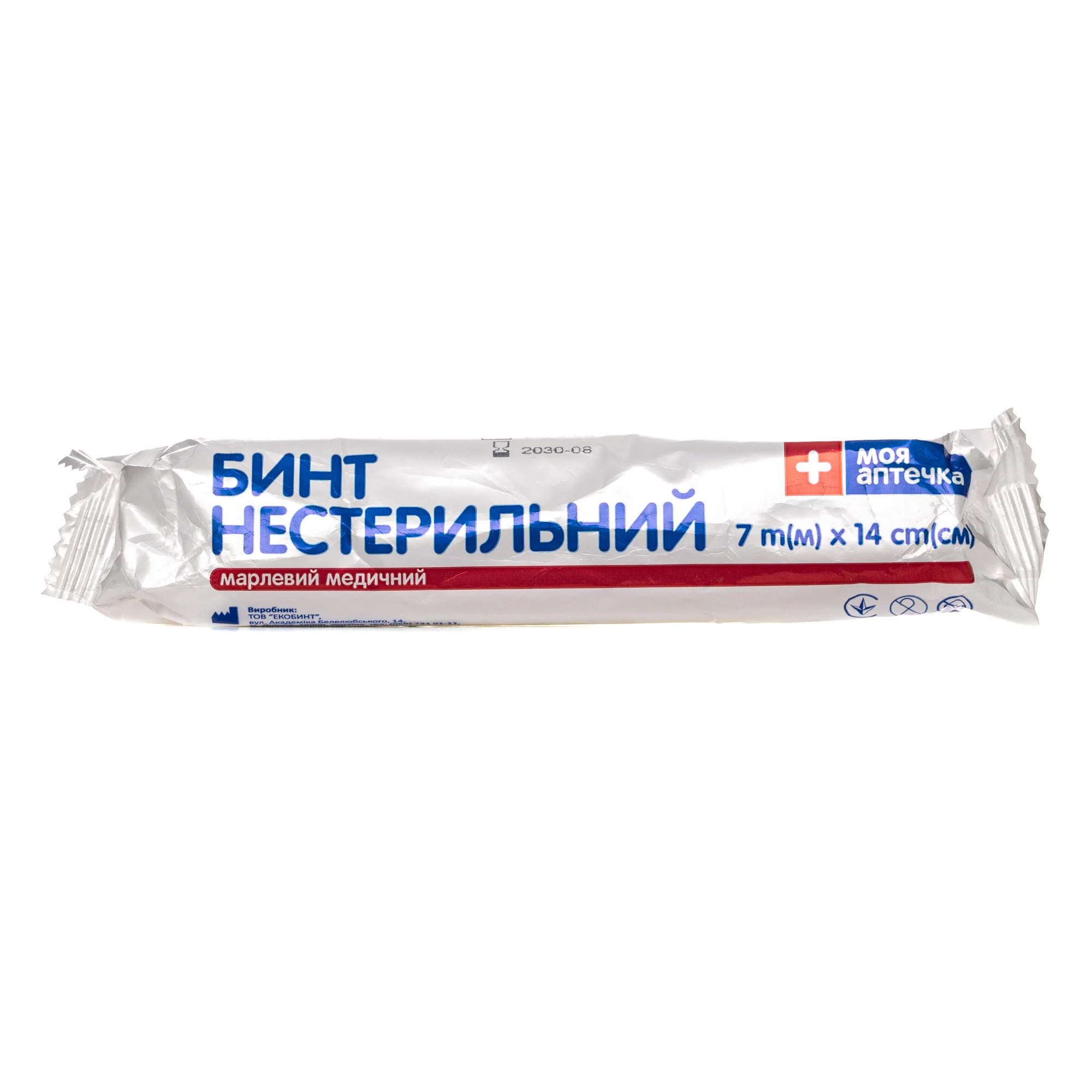 Бинт марлевий нестерильний Моя Аптечка, 7х14 см