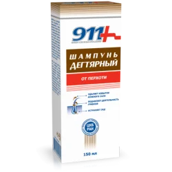 Шампунь 911 Дігтярний від перхоті, 200 мл