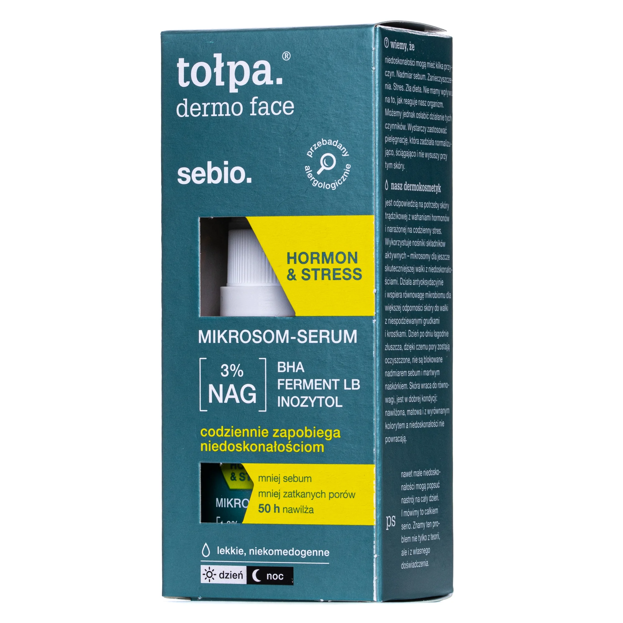 Сироватка для обличчя Tolpa (Толпа) Face Sebio Hormon & Stress з мікросомами, 30 мл