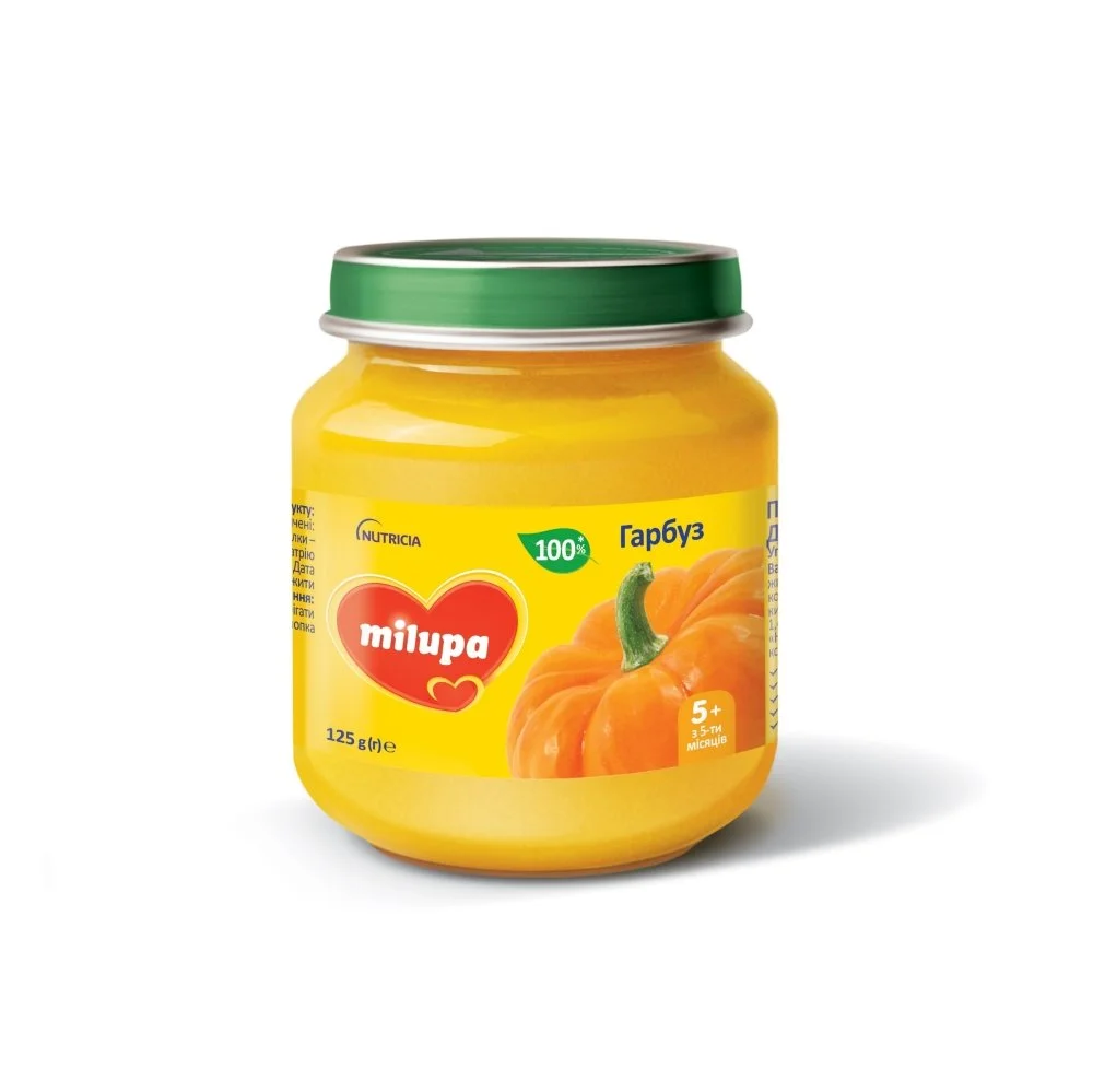 Пюре фруктове дитяче Нутриція Мілупа (Milupa) Яблуко, манго і банан з 6-ти місяців, 125 г