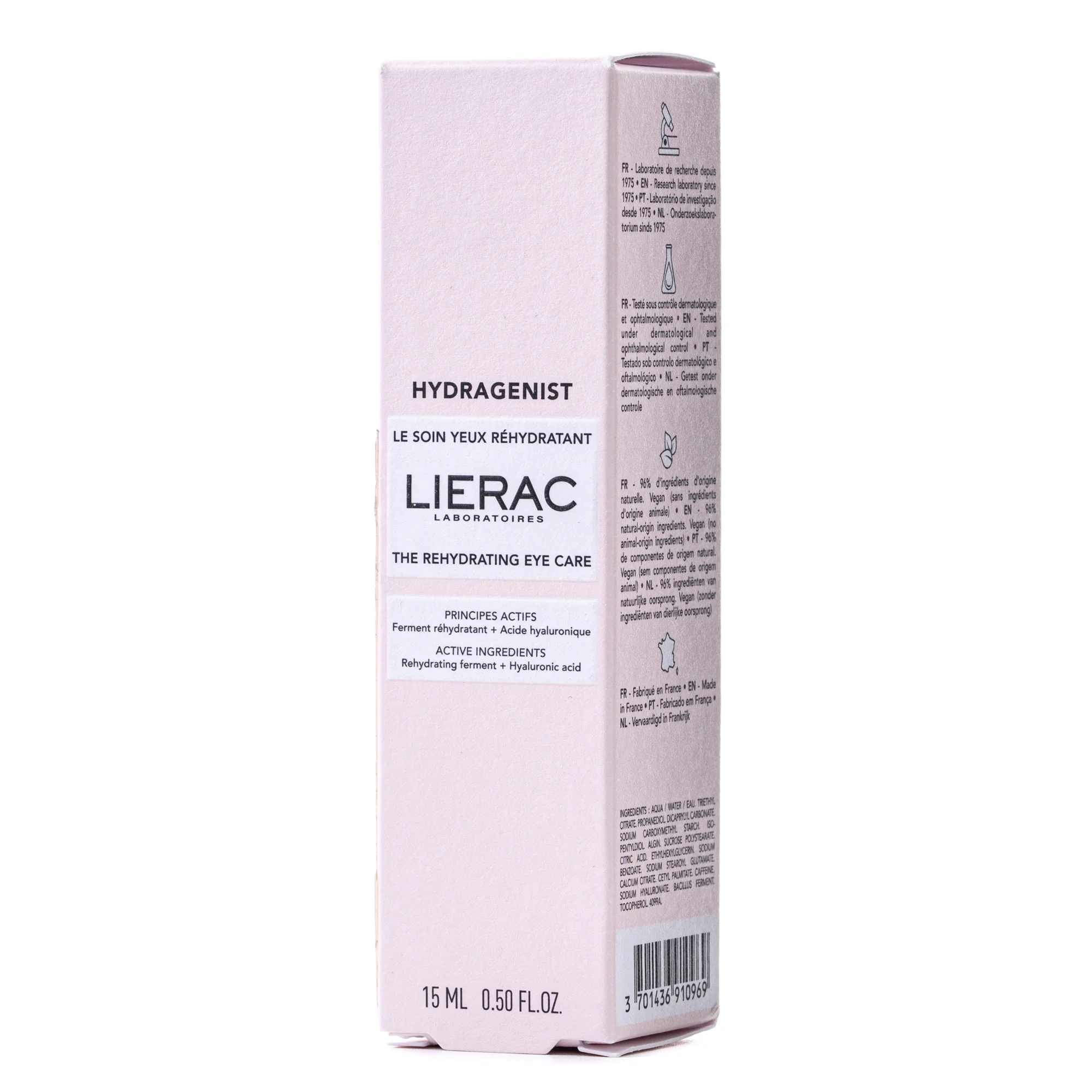 Крем для контуру очей Lierac (Лієрак) Hydragenist, 15 мл