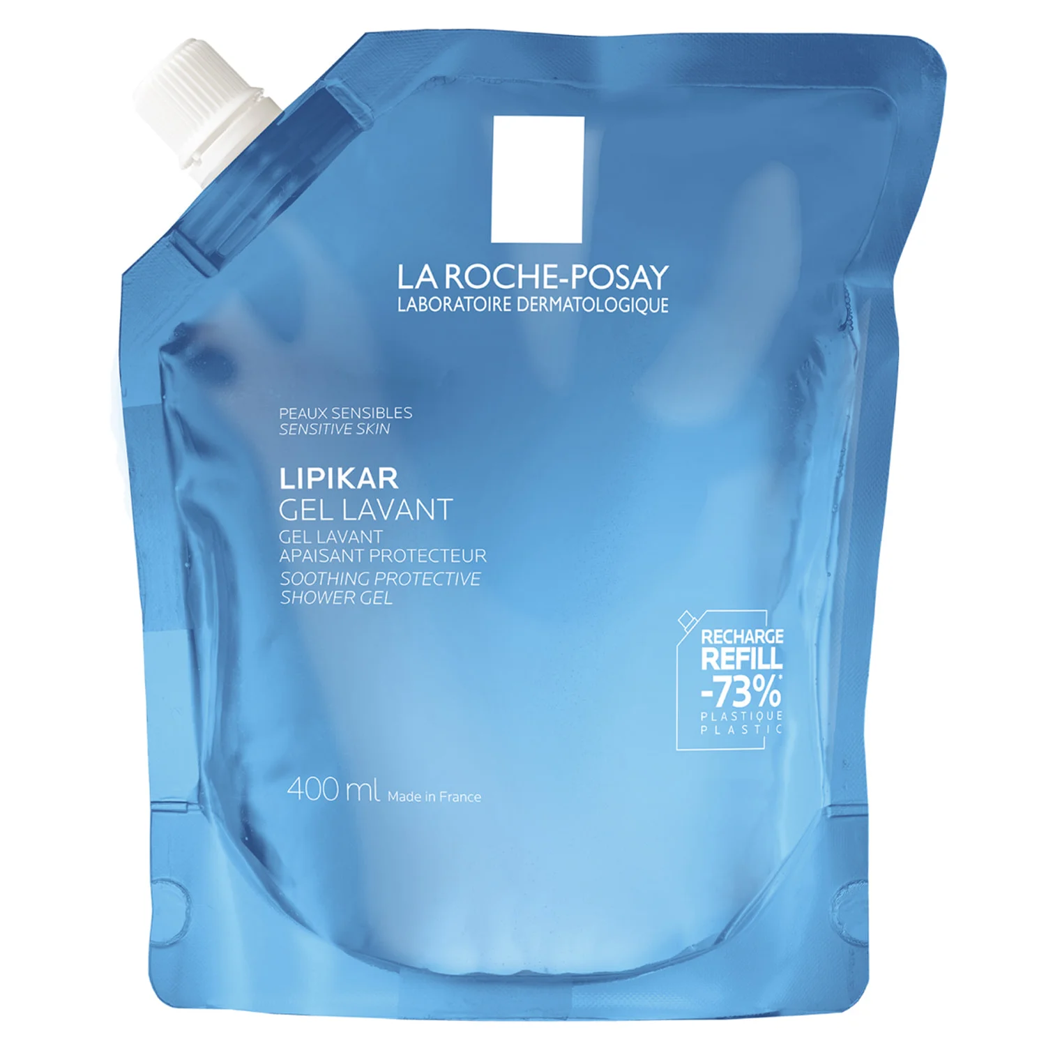 Гель очищаючий La Roche-Posay (Ля Рош-Посе) Lipikar Gel заспокійливий та захисний для дітей та дорослих, рефіл, 400 мл