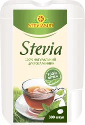 Стевіясан Стевія екстракт сухий у таблетках, 300 шт.