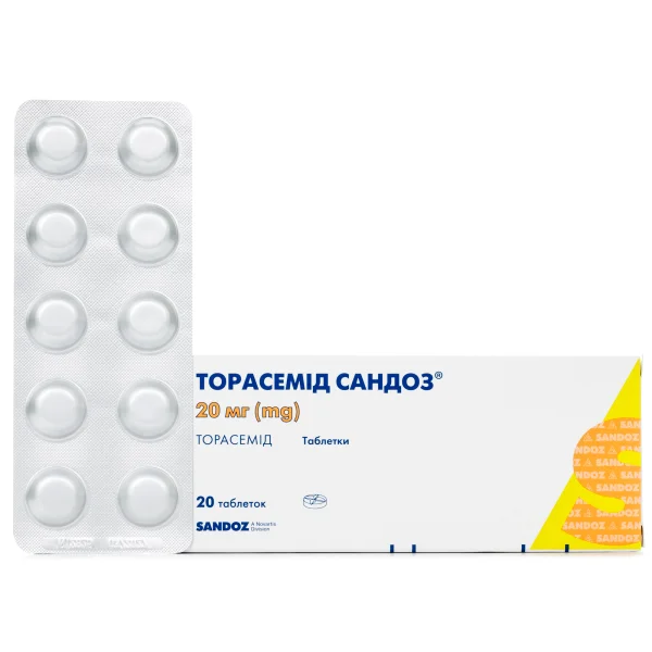 torasemid 20 mg tablette