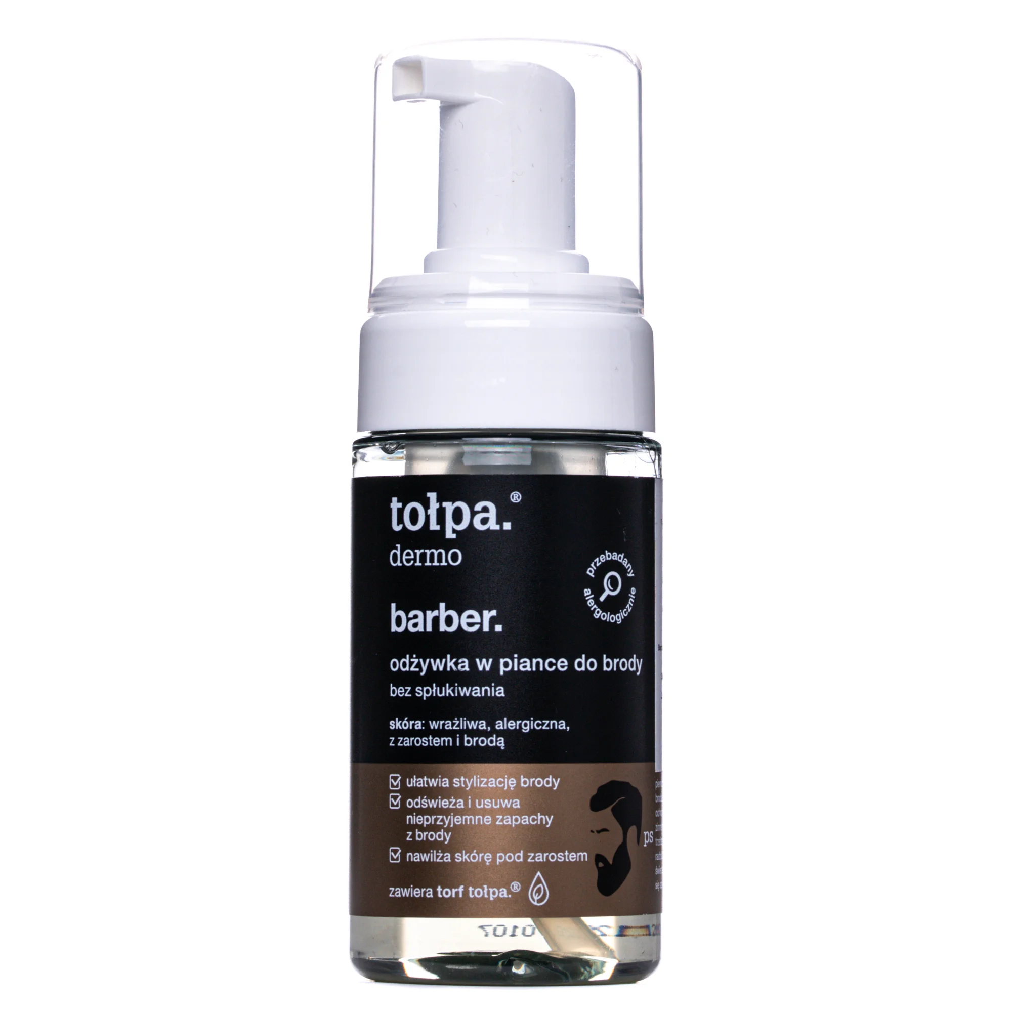 Піна-кондиціонер Tolpa (Толпа) Dermo Men Barber для укладання бороди, 100 мл