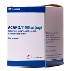 Асакол таблетки по 400 мг, 100 шт.