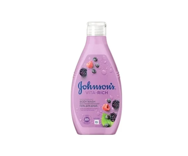Гель для душу Johnson’s (Джонсон) Care Vita-Rich відновлюючий з екстрактом малини, 250 мл