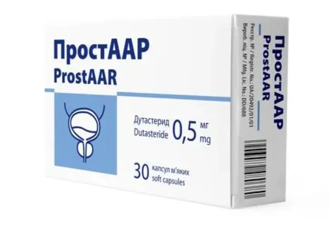 ПростААР капсули по 0,5 мг, 30 шт.