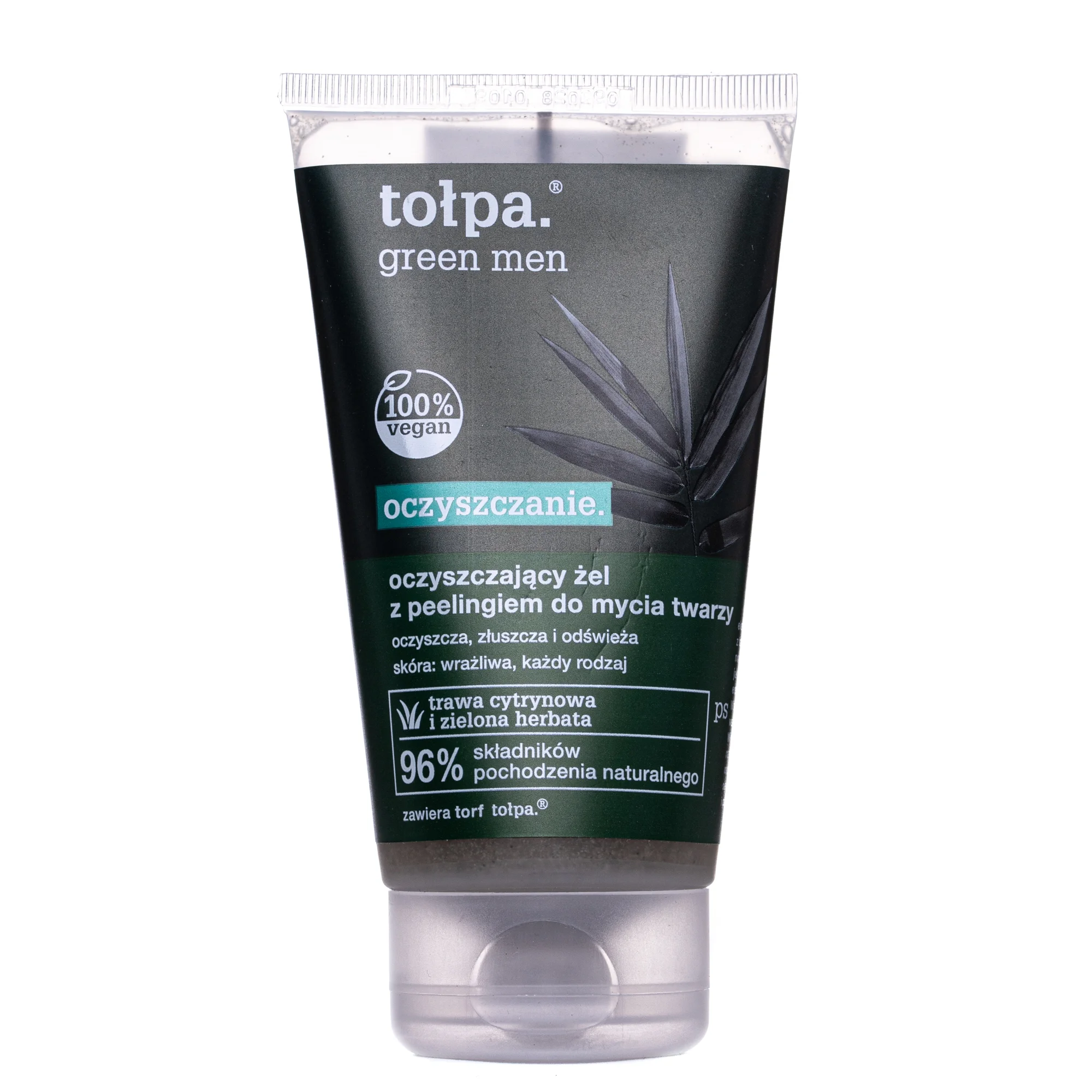 Гель-скраб Tolpa (Толпа) Green Men для вмивання обличчя, 150 мл