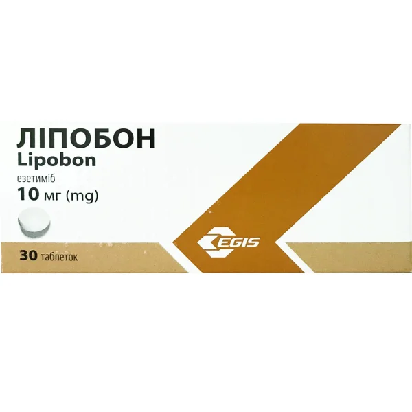 Ліпобон таблетки по 10 мг, 30 шт.